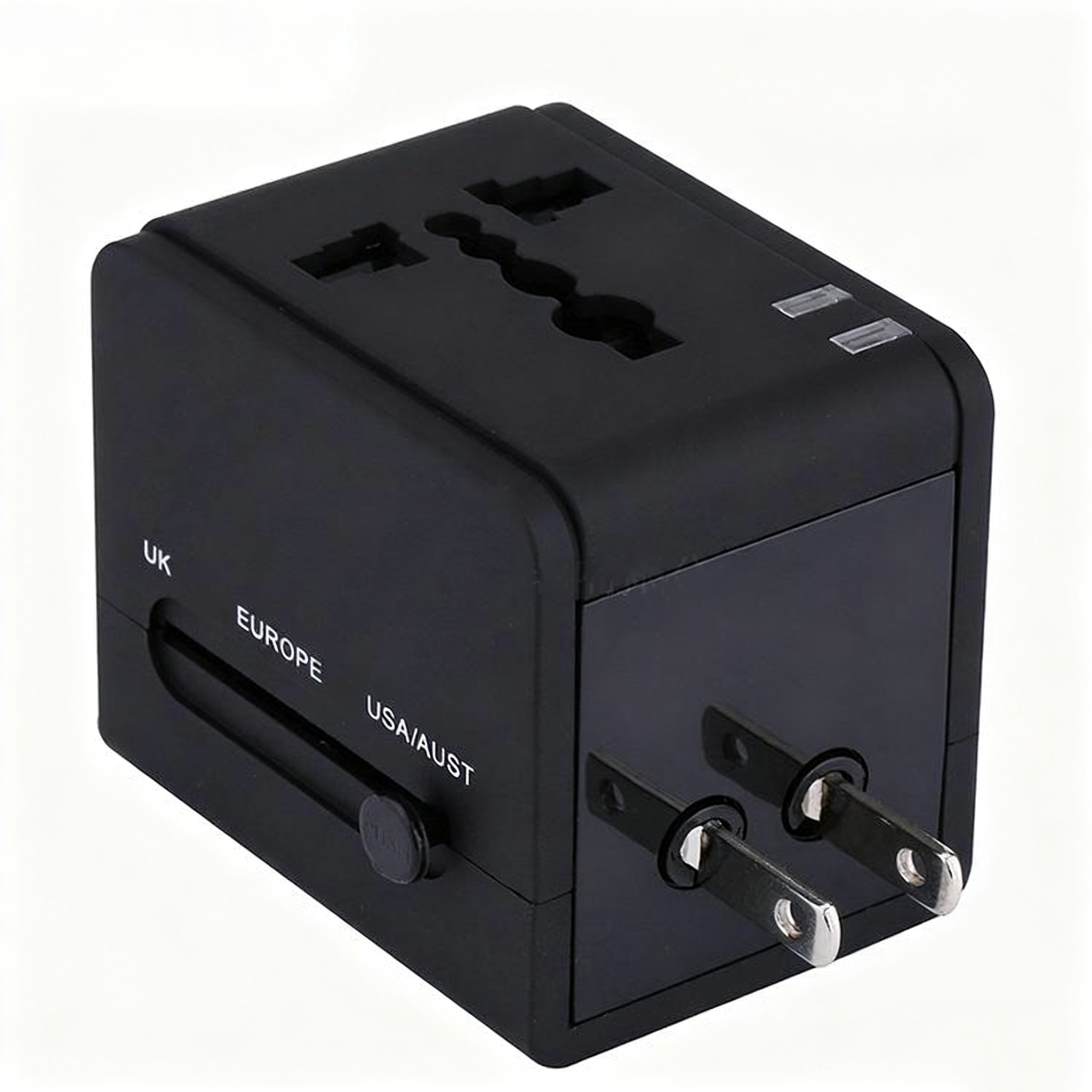 Travel Adapter w/Dual USB Ports