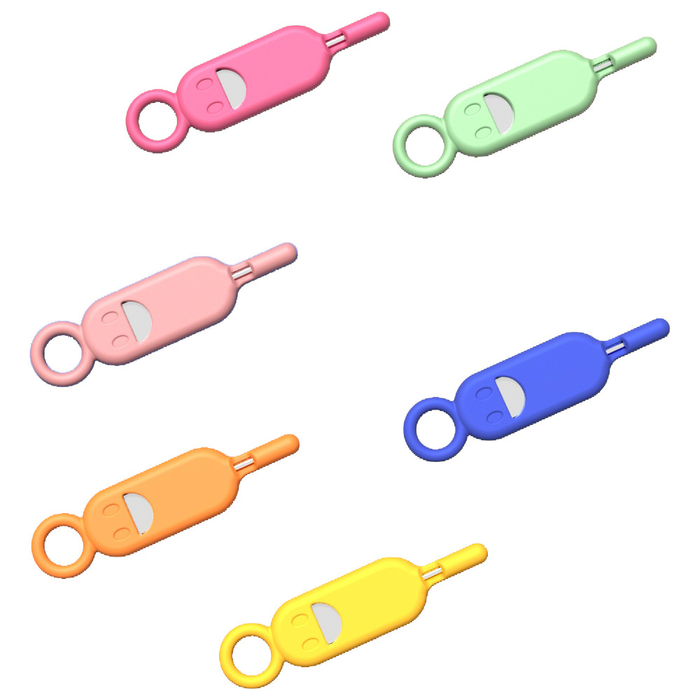 Smiley Phone Card Removal Pin with Silicone Case