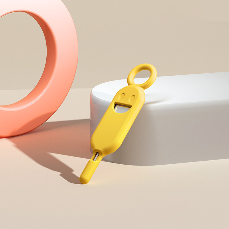 Smiley Phone Card Removal Pin with Silicone Case