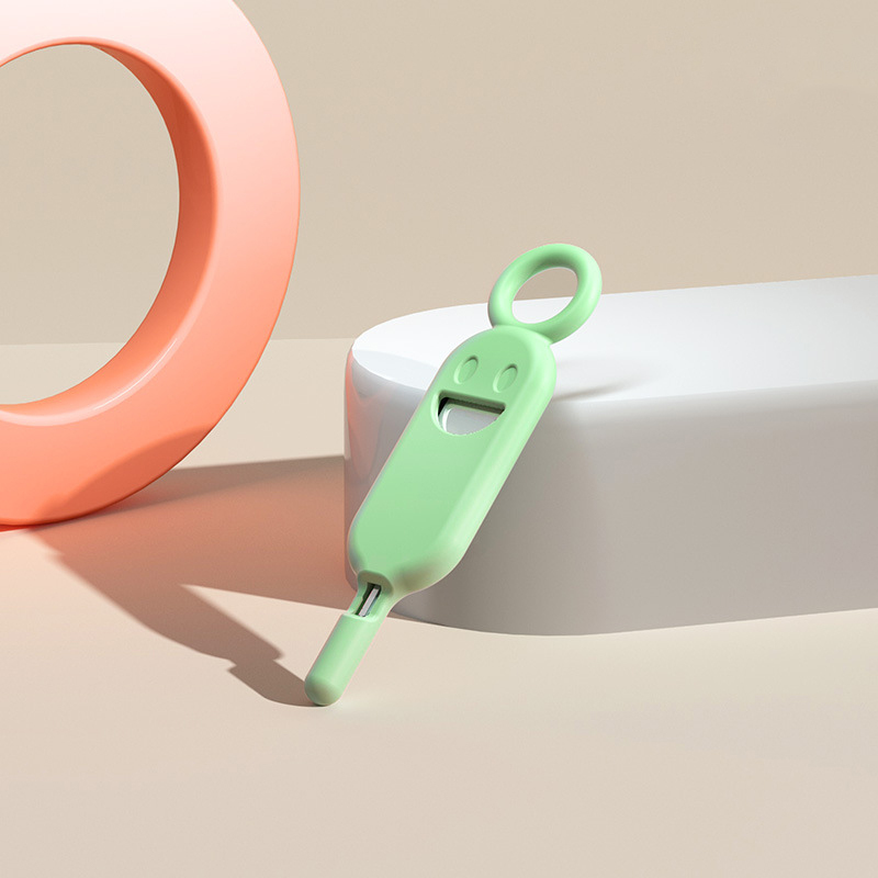 Smiley Phone Card Removal Pin with Silicone Case