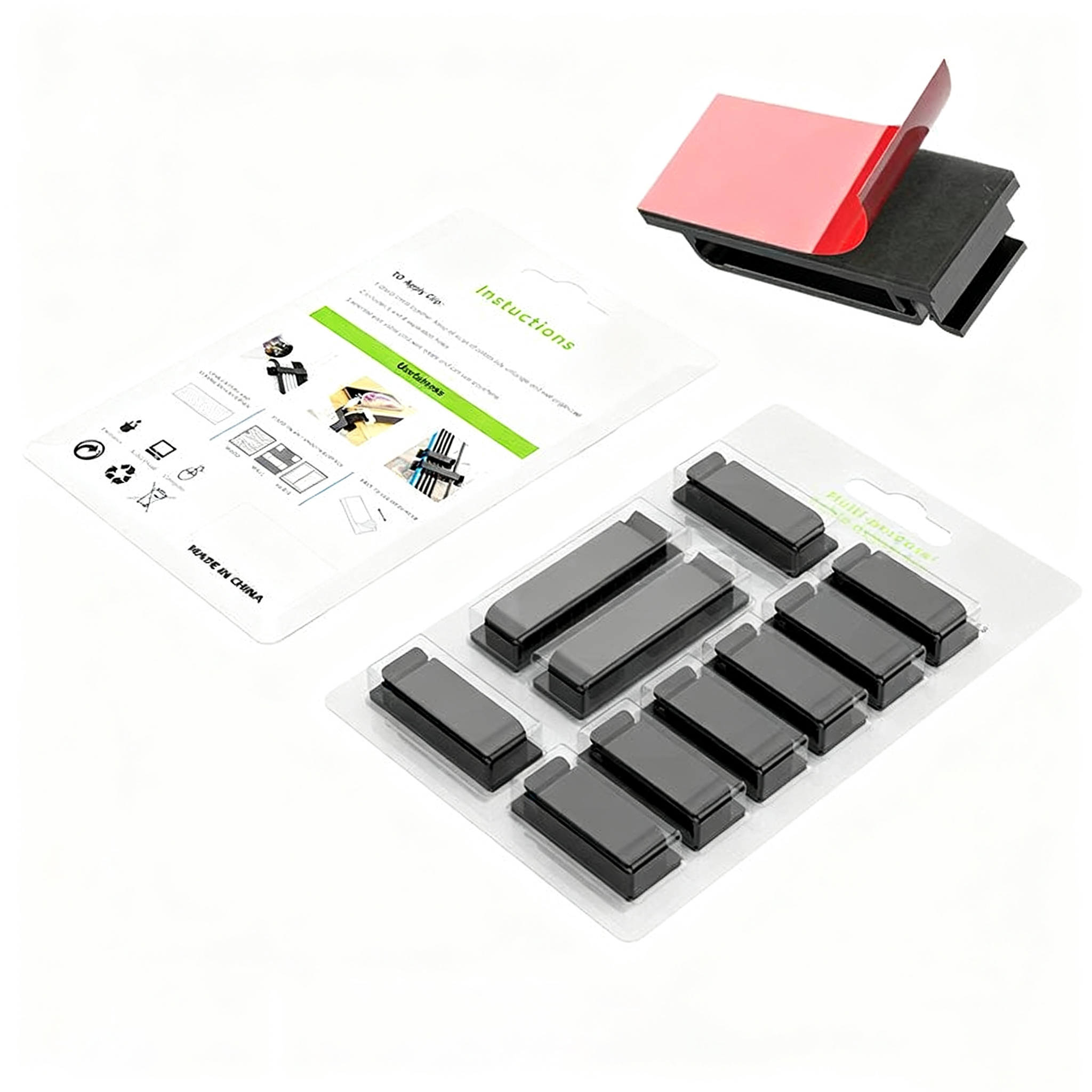 10PCS Desktop Cable Organizer Set