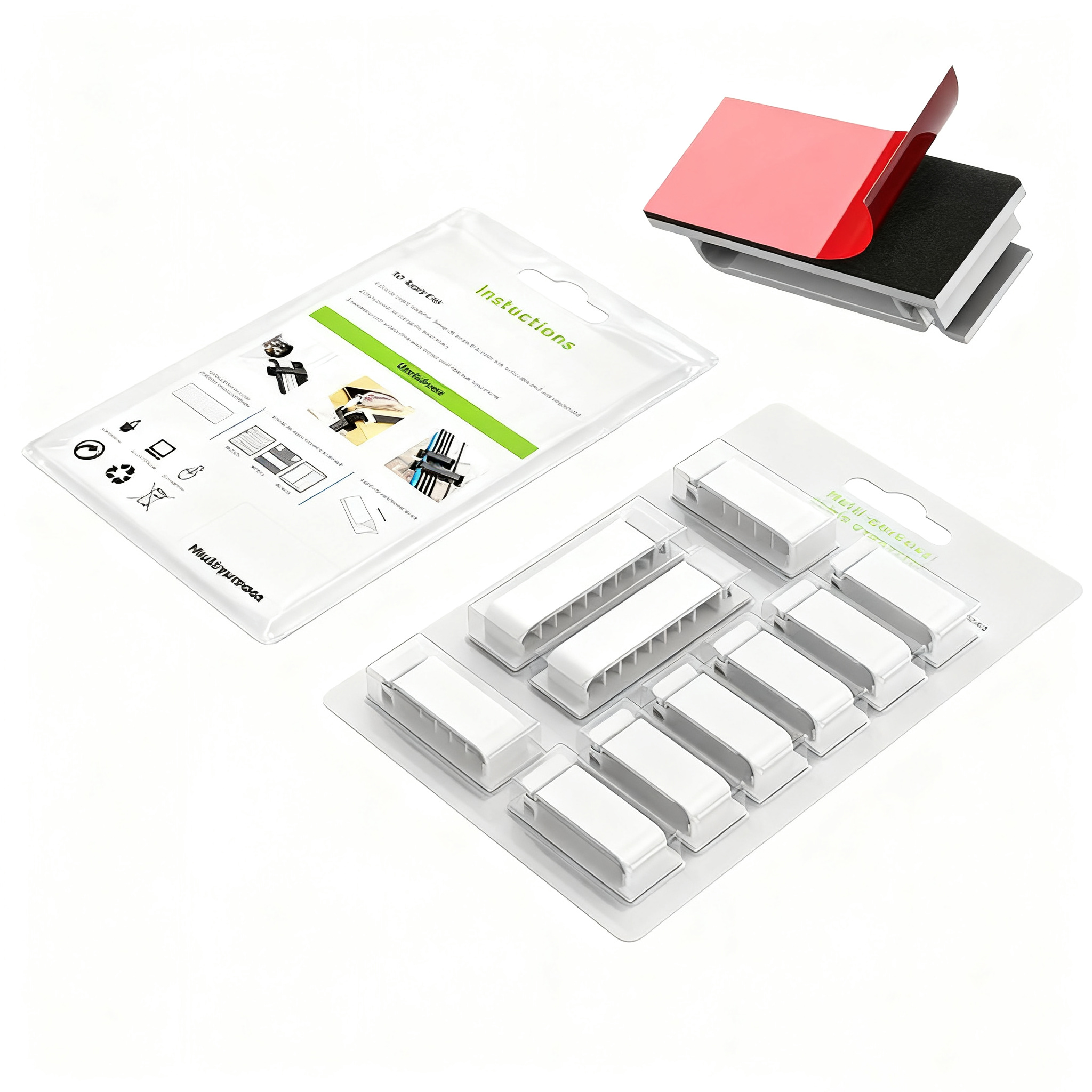 10PCS Desktop Cable Organizer Set