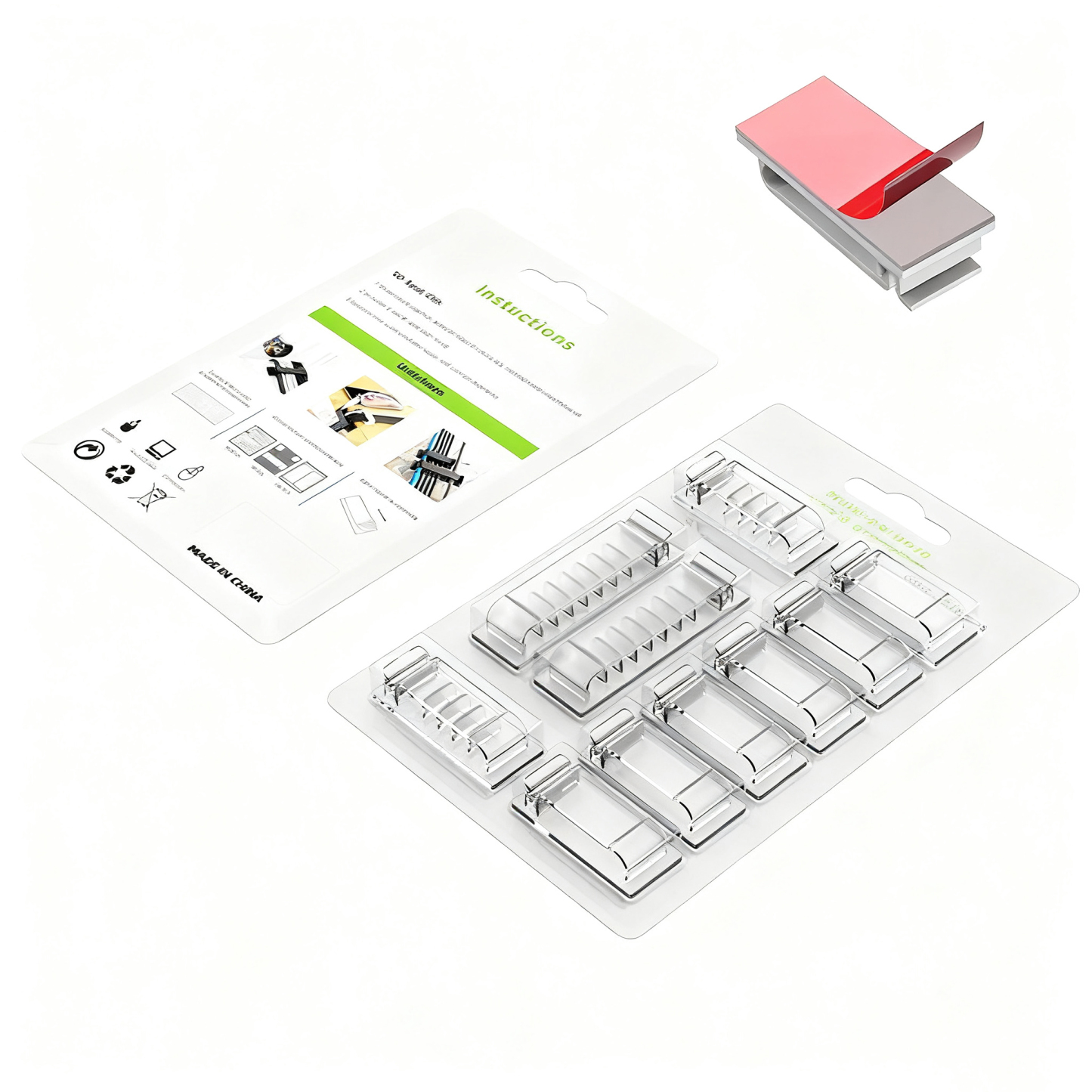 10PCS Desktop Cable Organizer Set