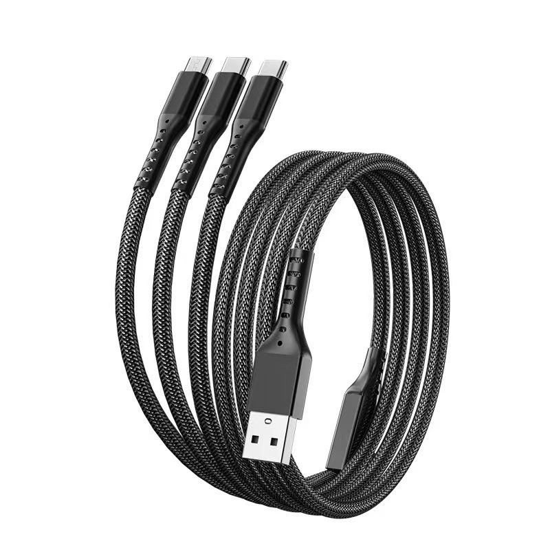 66W 3-in-1 Fast Charging Data Cable
