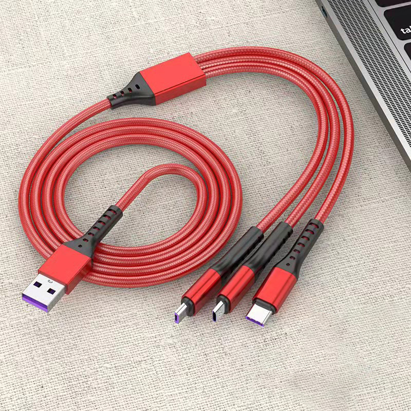 66W 3-in-1 Fast Charging Data Cable