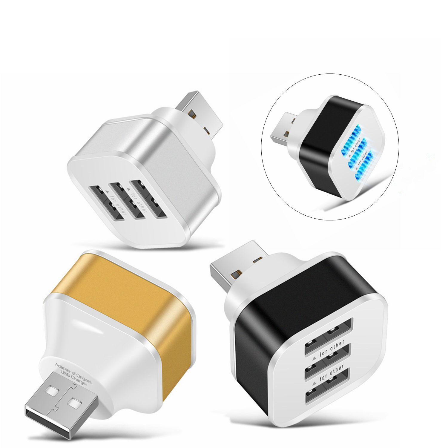 3-Port USB Hub
