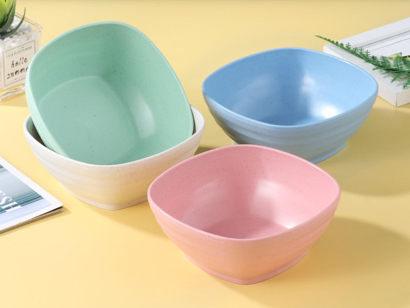 Wheat Straw Square Bowl