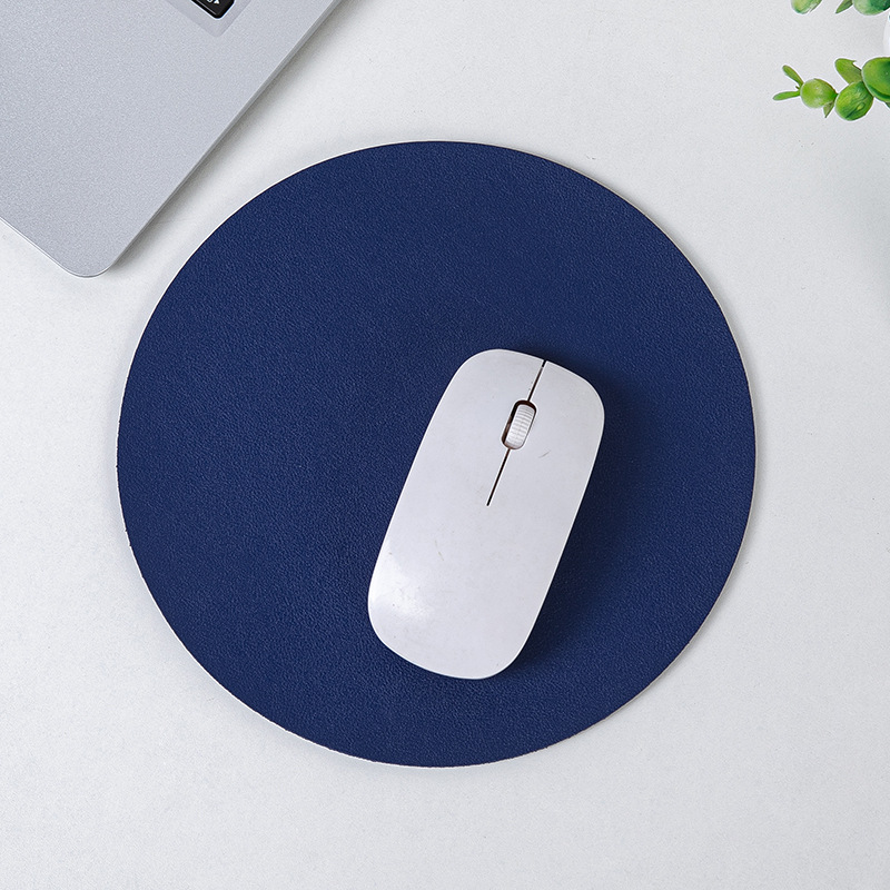 8.66'' Round Leather Mouse Pad