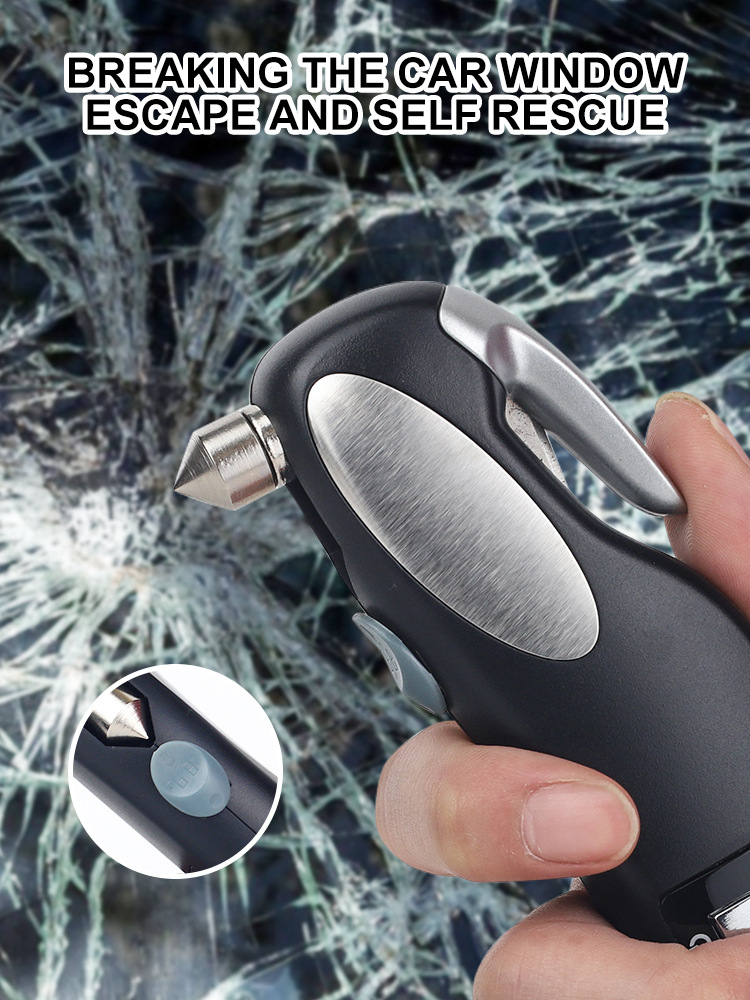 Digital Tire Gauge with Safety Hammer