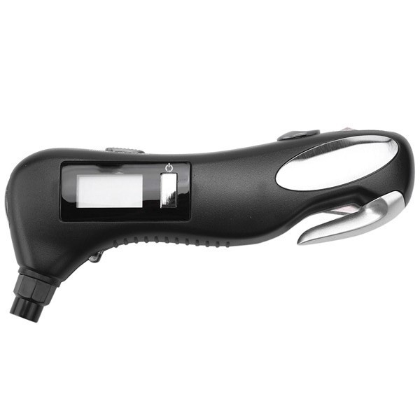 Digital Tire Gauge with Safety Hammer