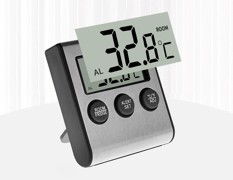 High/Low Temperature Alarm Fridge Thermometer