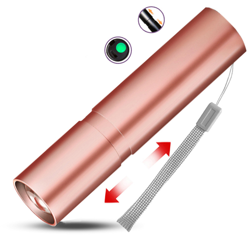 USB Rechargeable Mini LED Flashlight