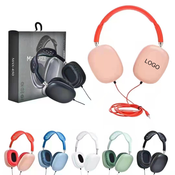 Over Ear Foldable Wired Gaming Headset