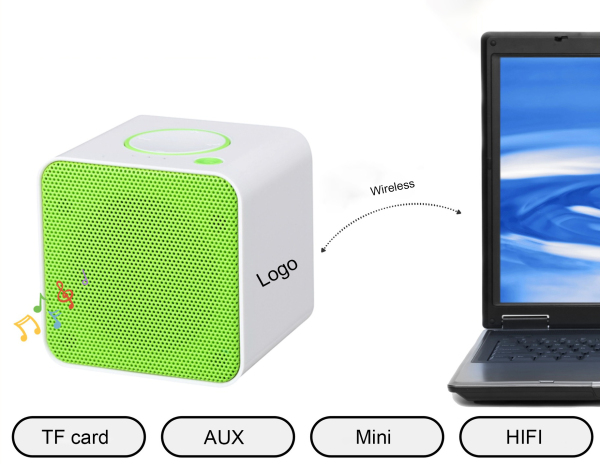 Square Mini Wireless Speaker