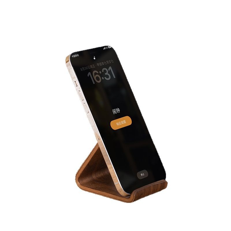 Black Walnut Wood Phone Stand