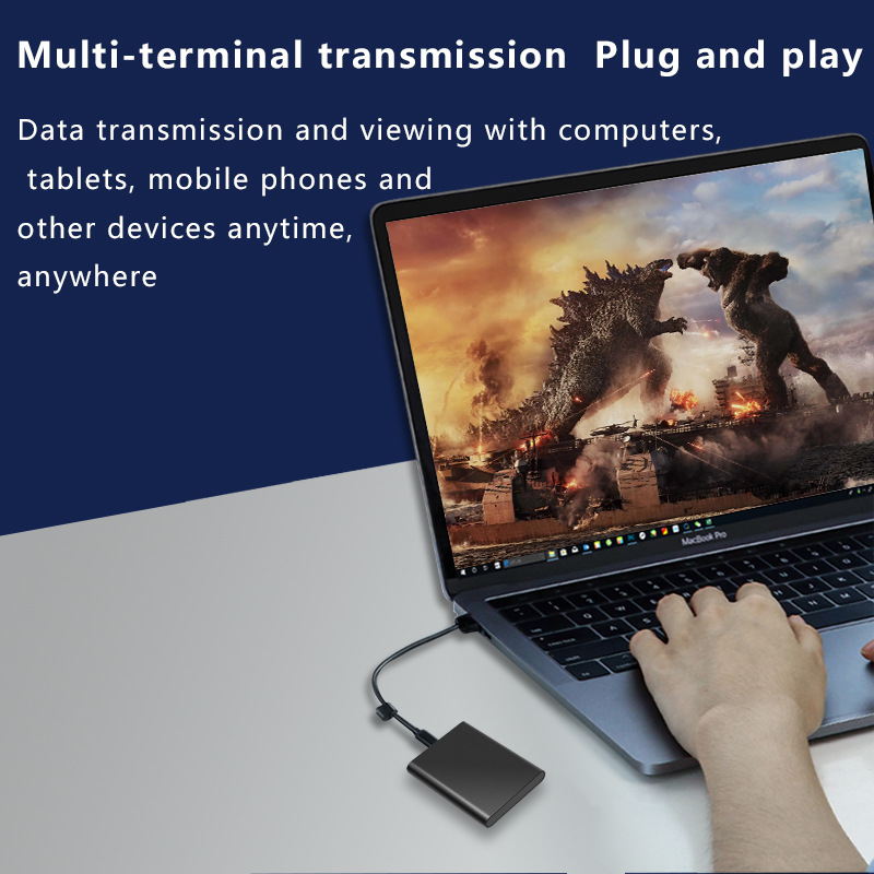 Portable 1TB External SSD USB 3.0 Solid State Drive