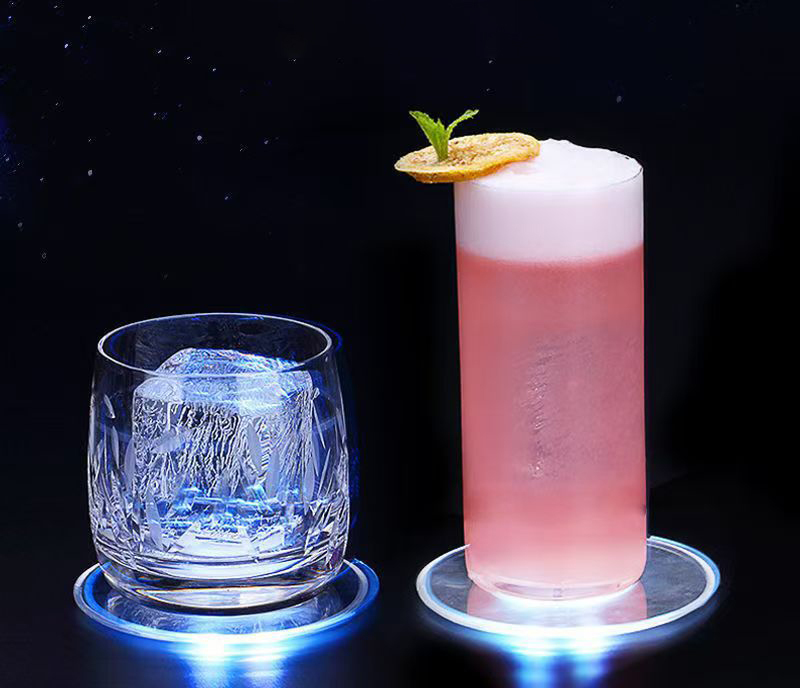 Acrylic LED Light Up Coaster