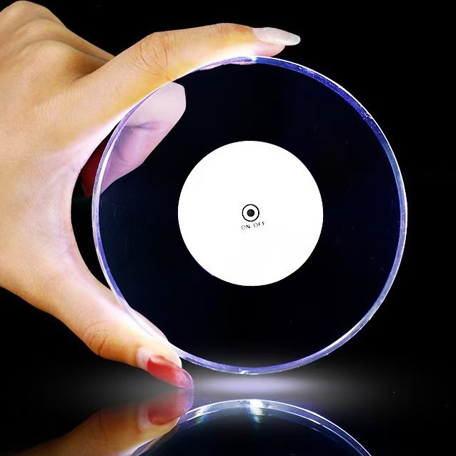 Acrylic LED Light Up Coaster
