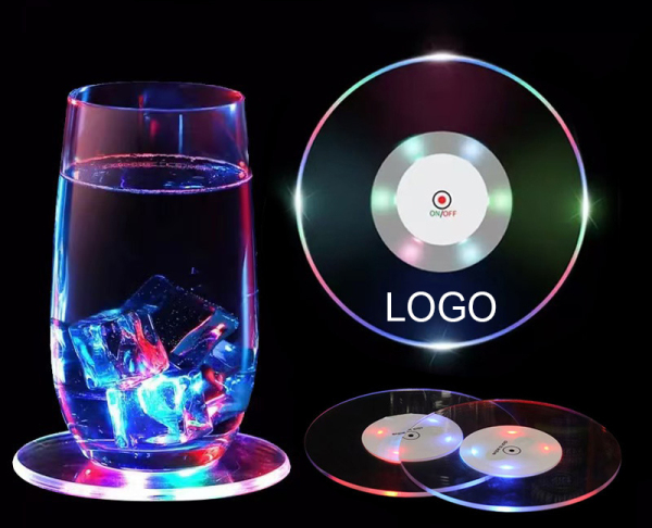 Acrylic LED Light Up Coaster