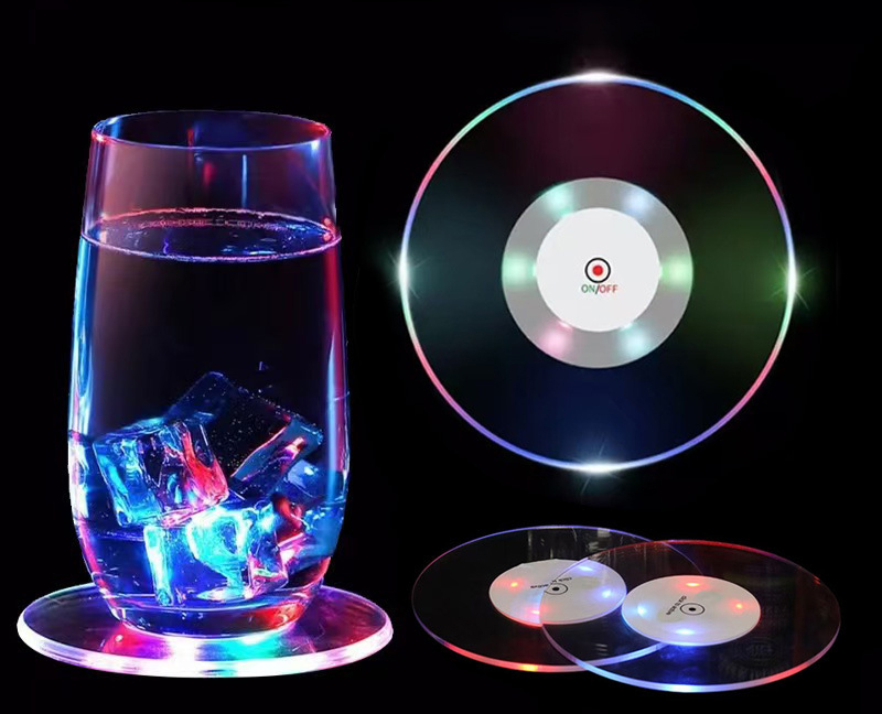 Acrylic LED Light Up Coaster
