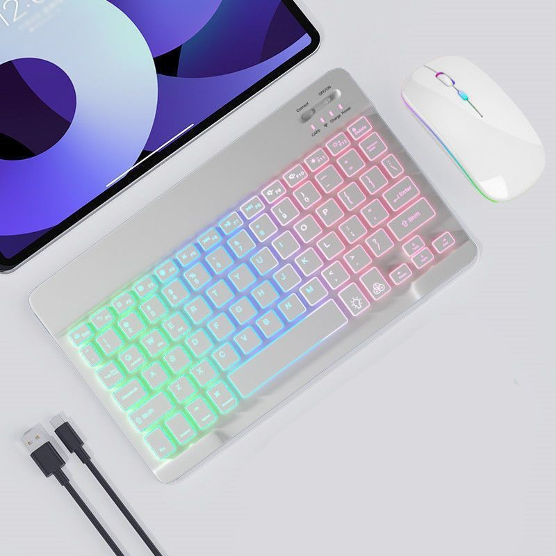 Rechargeable Wireless Keyboard and Mouse Combo