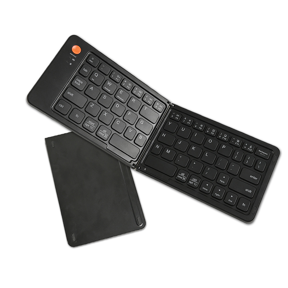 Foldable Wireless Keyboard with Phone Stand