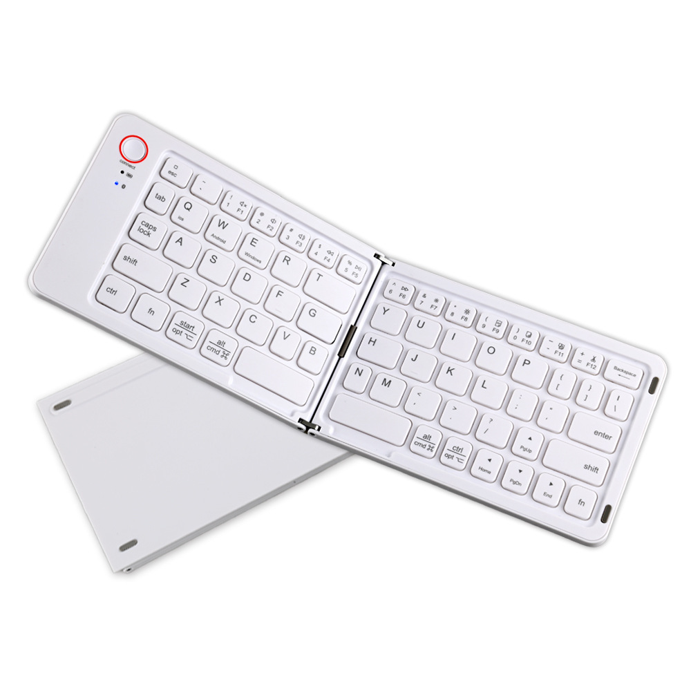 Foldable Wireless Keyboard with Phone Stand