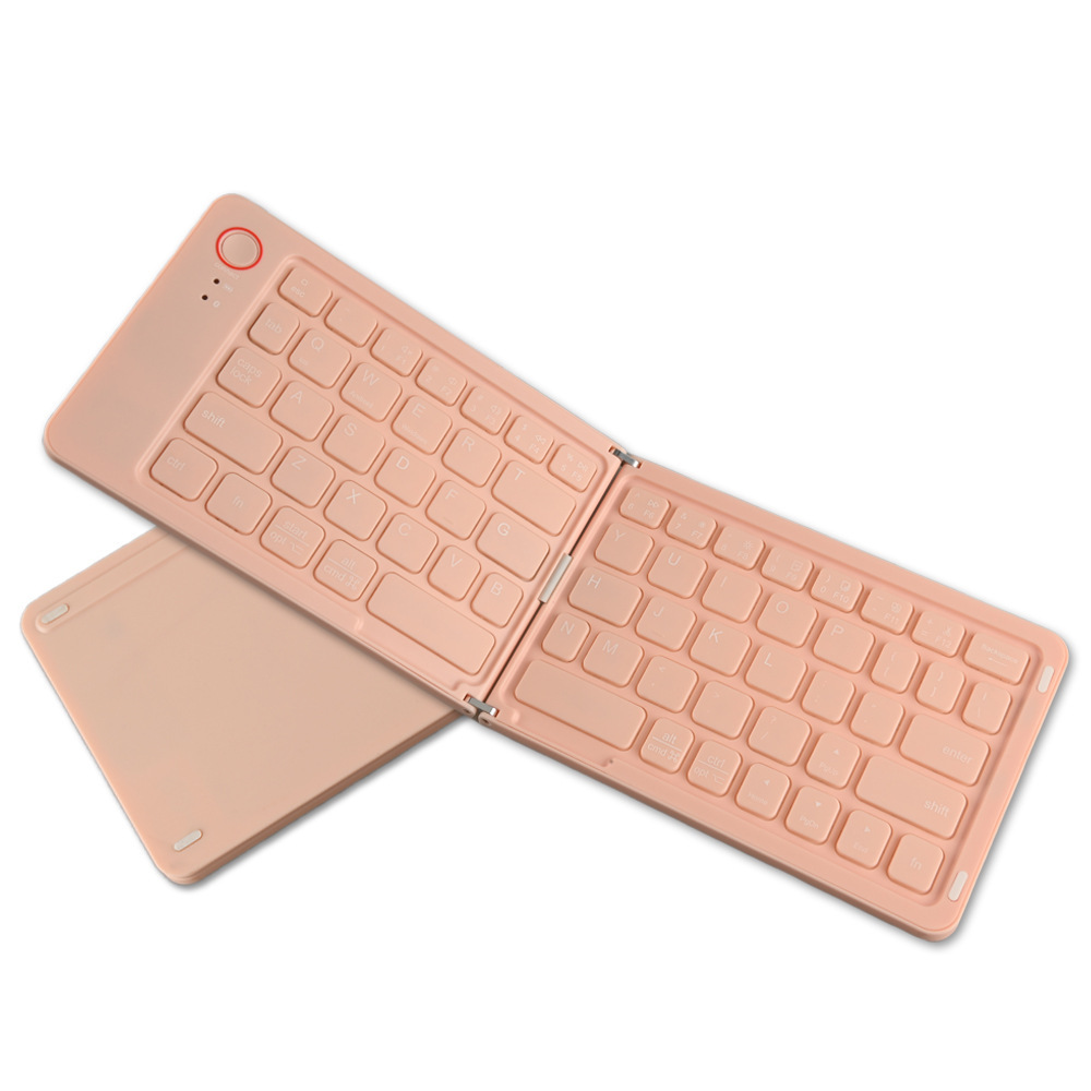 Foldable Wireless Keyboard with Phone Stand