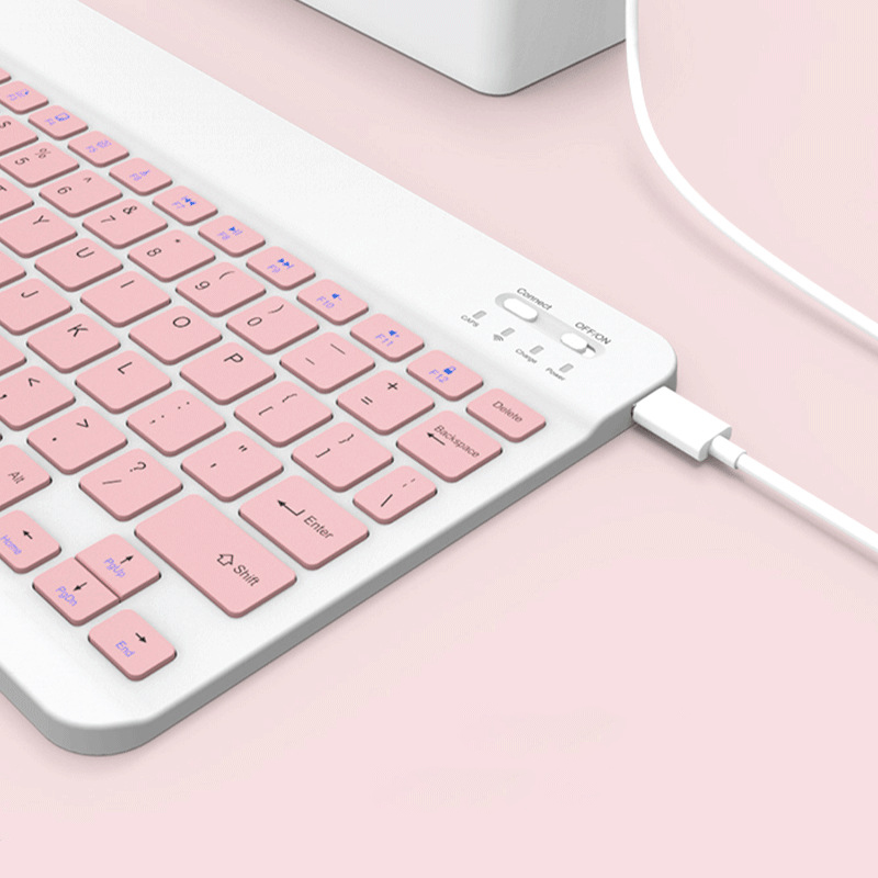 10-Inch Ultra-Slim Rechargeable Wireless Keyboard and Mouse Combo