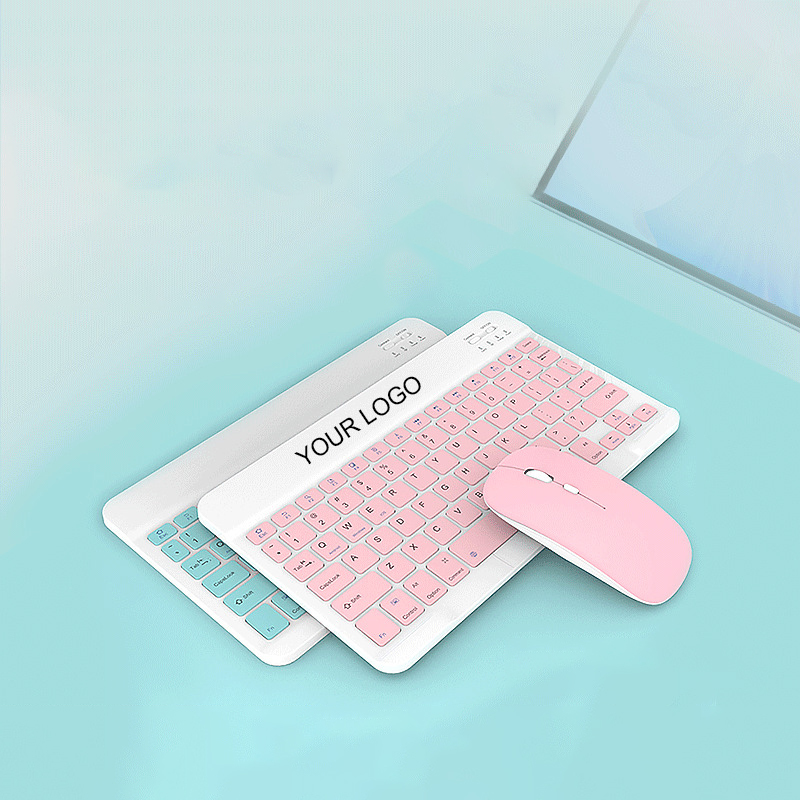 10-Inch Ultra-Slim Rechargeable Wireless Keyboard and Mouse Combo