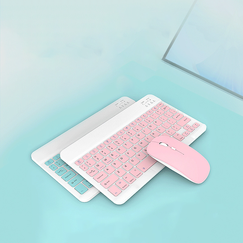 10-Inch Ultra-Slim Rechargeable Wireless Keyboard and Mouse Combo