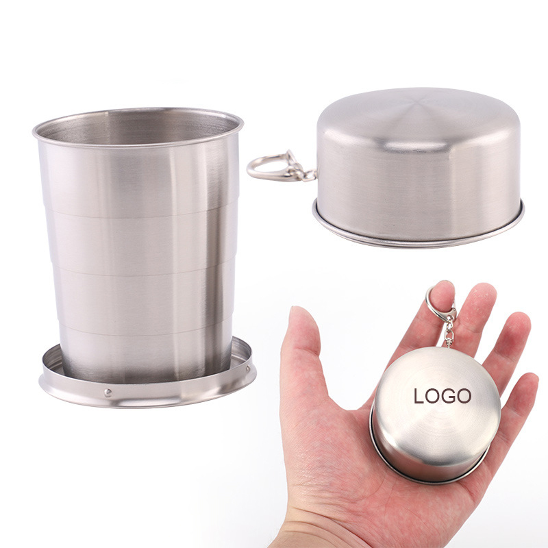 8oz Stainless Steel Collapsible Cup