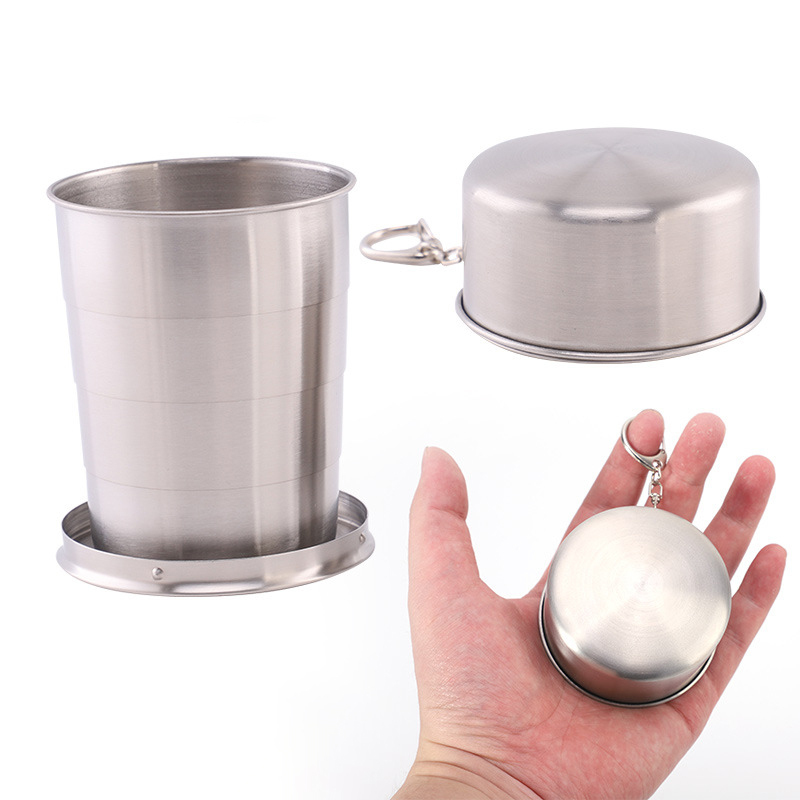 8oz Stainless Steel Collapsible Cup