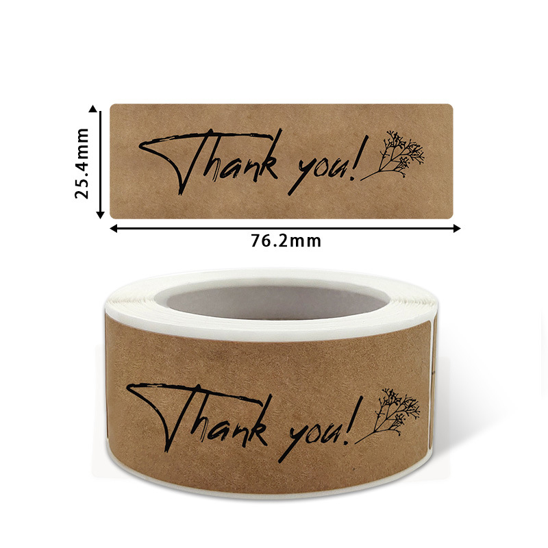 Kraft Paper Adhesive Stickers