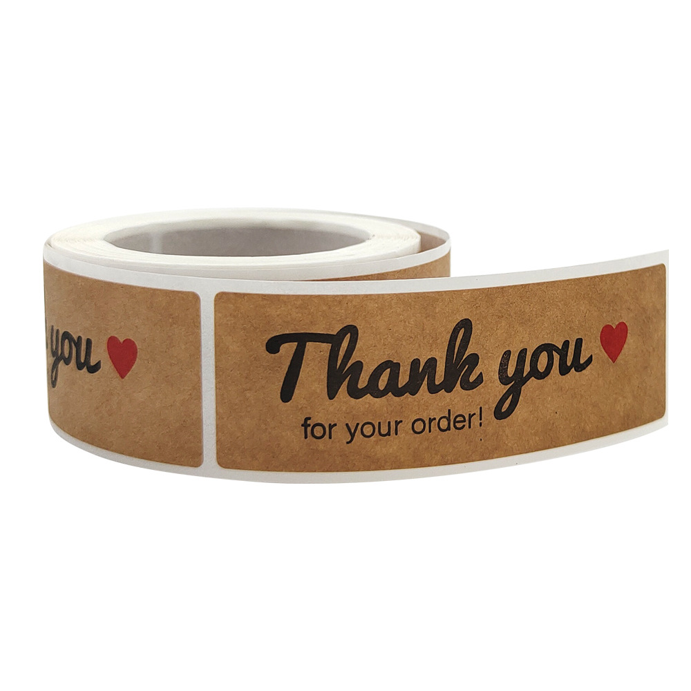 Kraft Paper Adhesive Stickers
