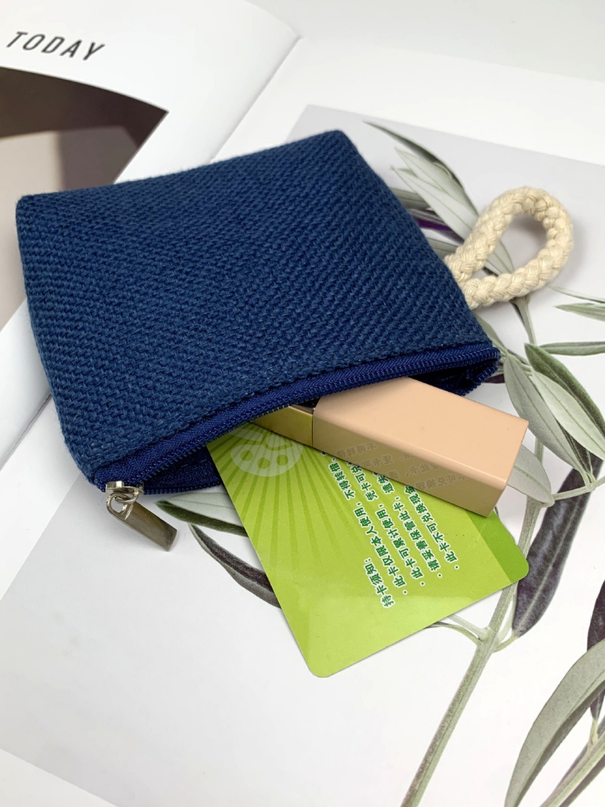 Cotton Linen Coin Purse
