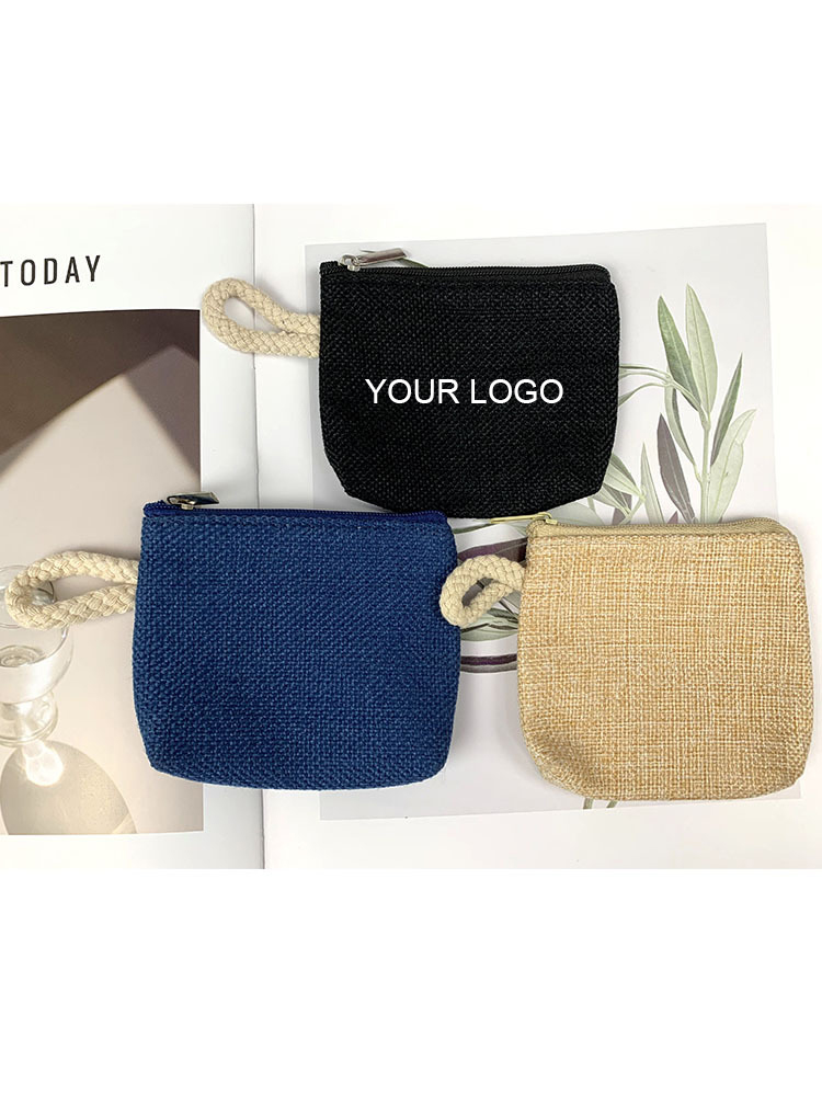Cotton Linen Coin Purse