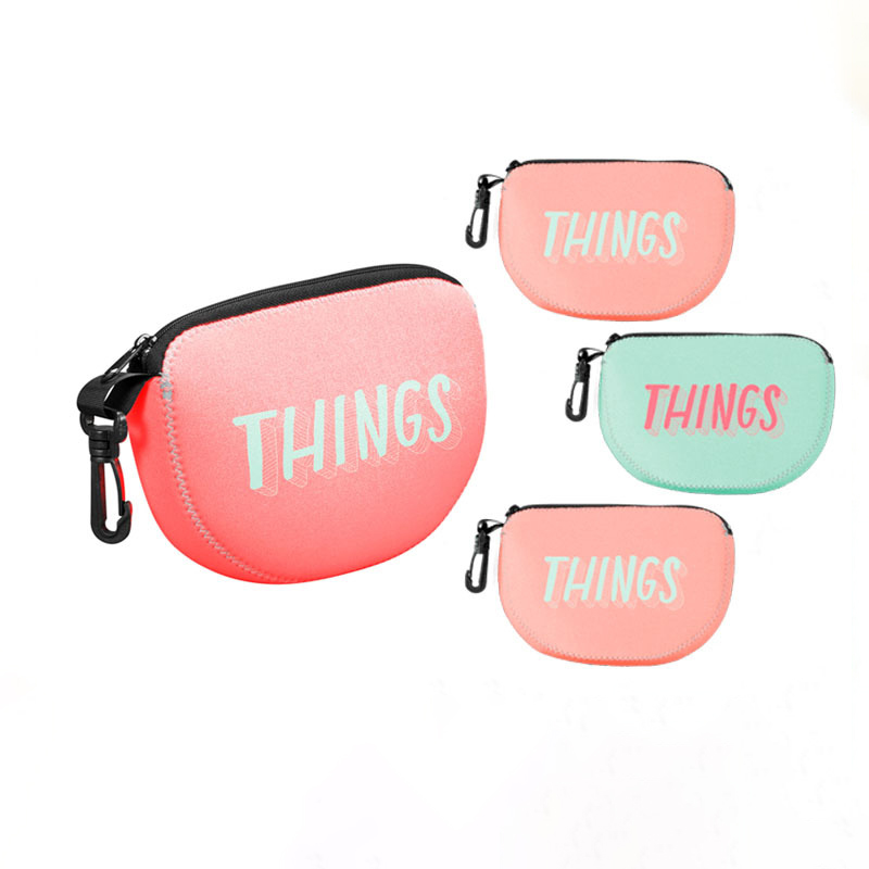 U-Shaped Neoprene Coin Purse
