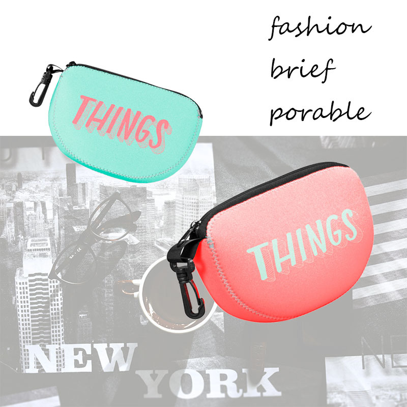 U-Shaped Neoprene Coin Purse