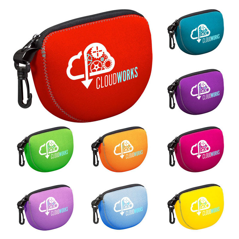 U-Shaped Neoprene Coin Purse