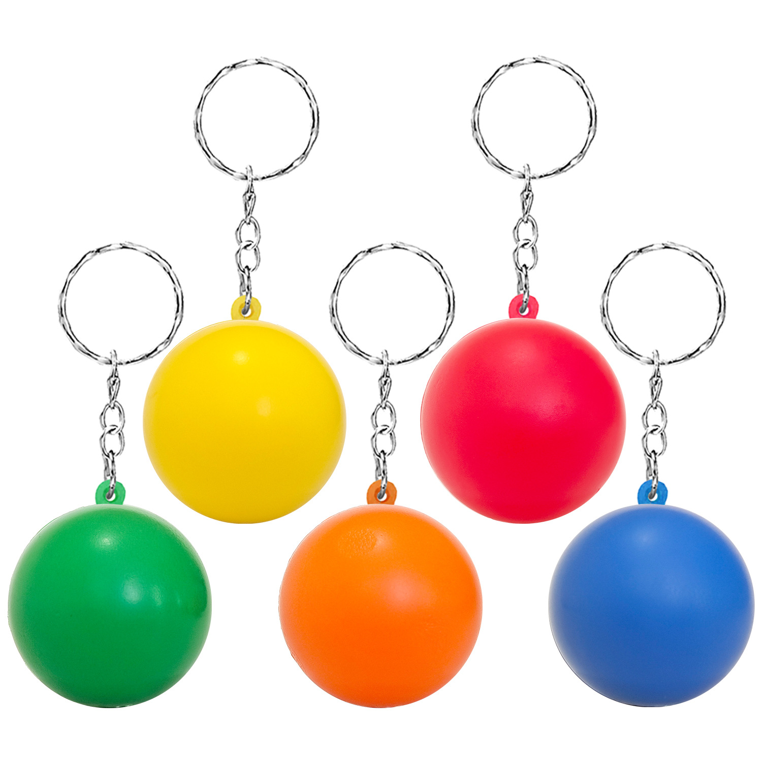 PU Foam Stress Ball Keychain