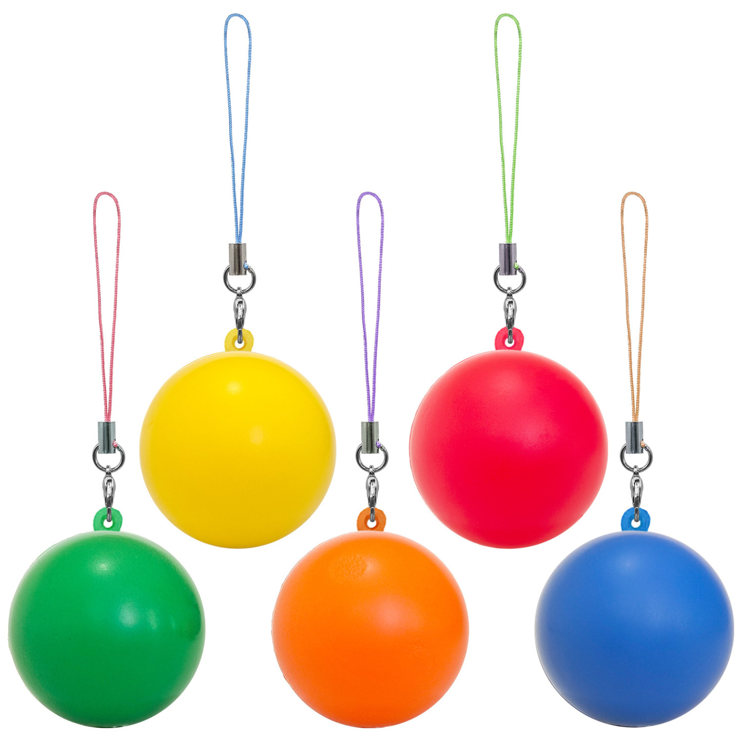PU Foam Stress Ball Keychain
