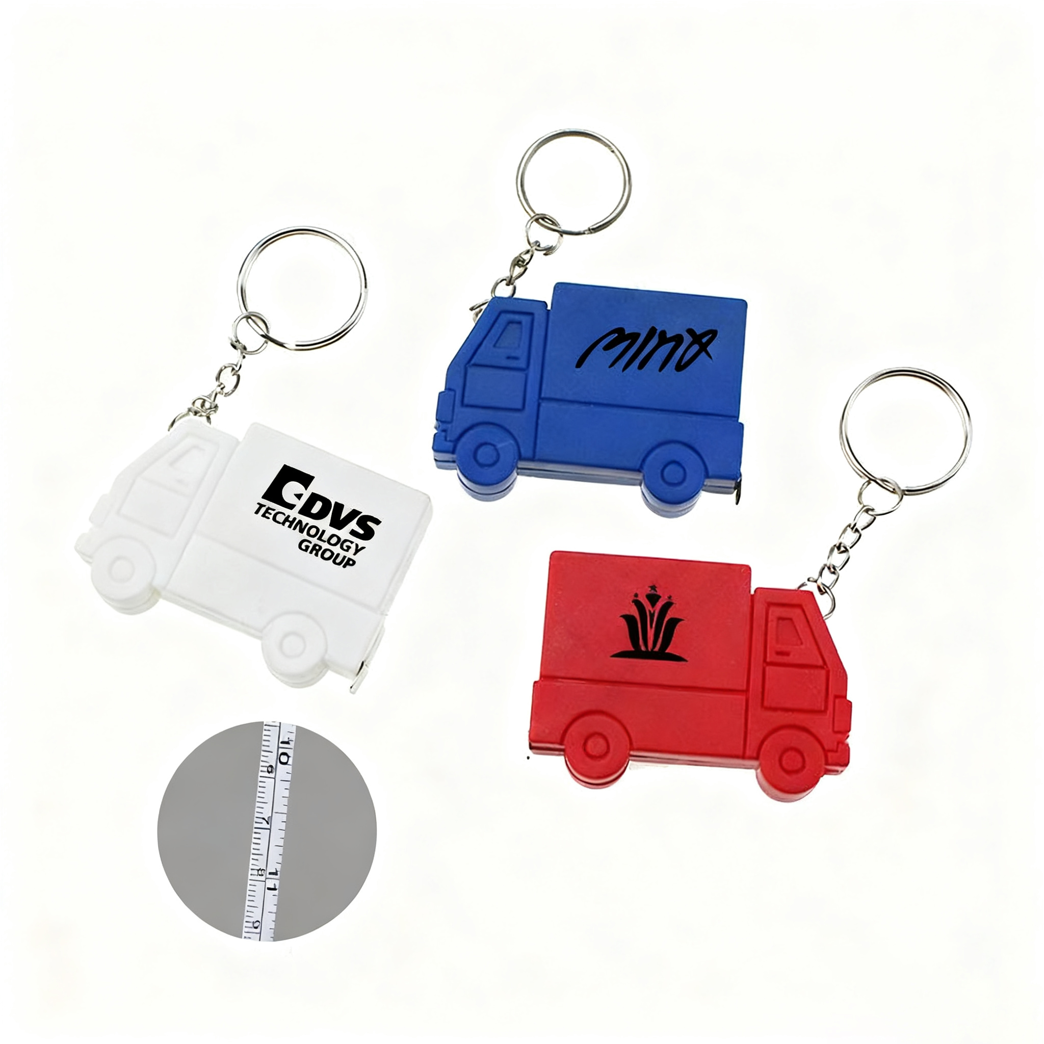 Car Shaped Tape Measure Keychain