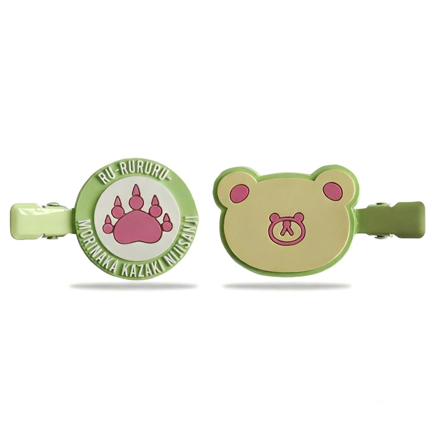 Custom PVC Cartoon Hair Clips
