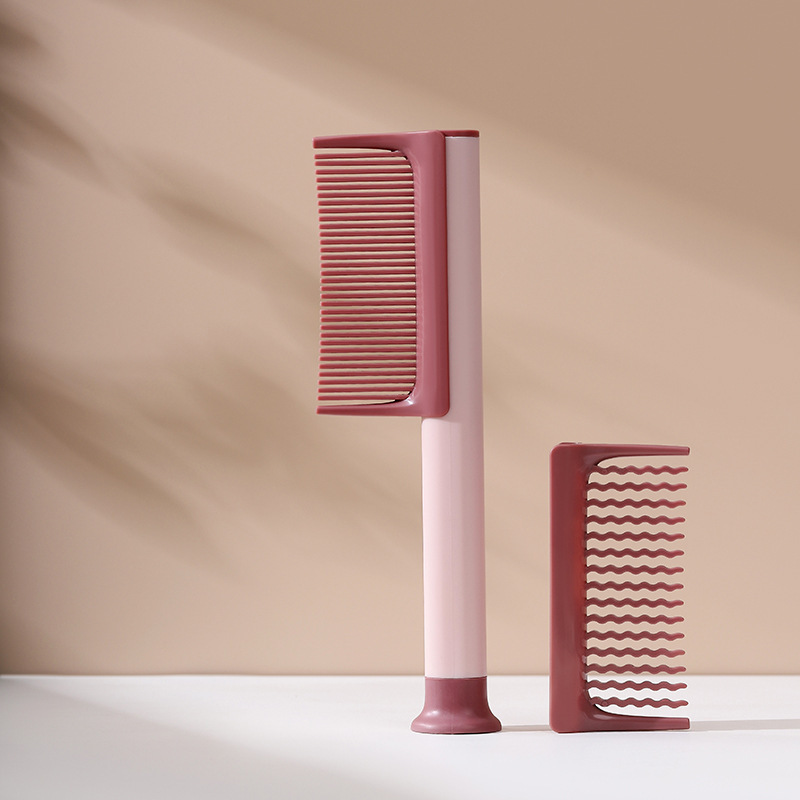 Suction Cup Standable Detachable Wavy Tooth Hair Comb
