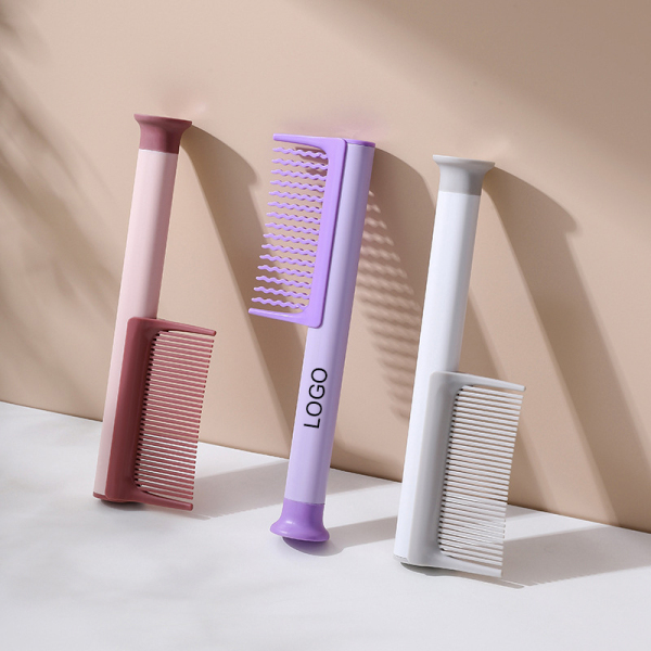 Suction Cup Standable Detachable Wavy Tooth Hair Comb