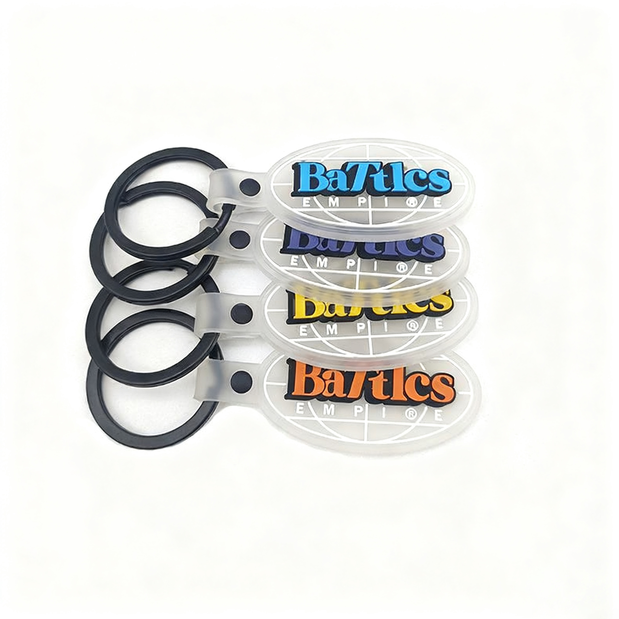 Custom PVC Soft Rubber Flat Keychain