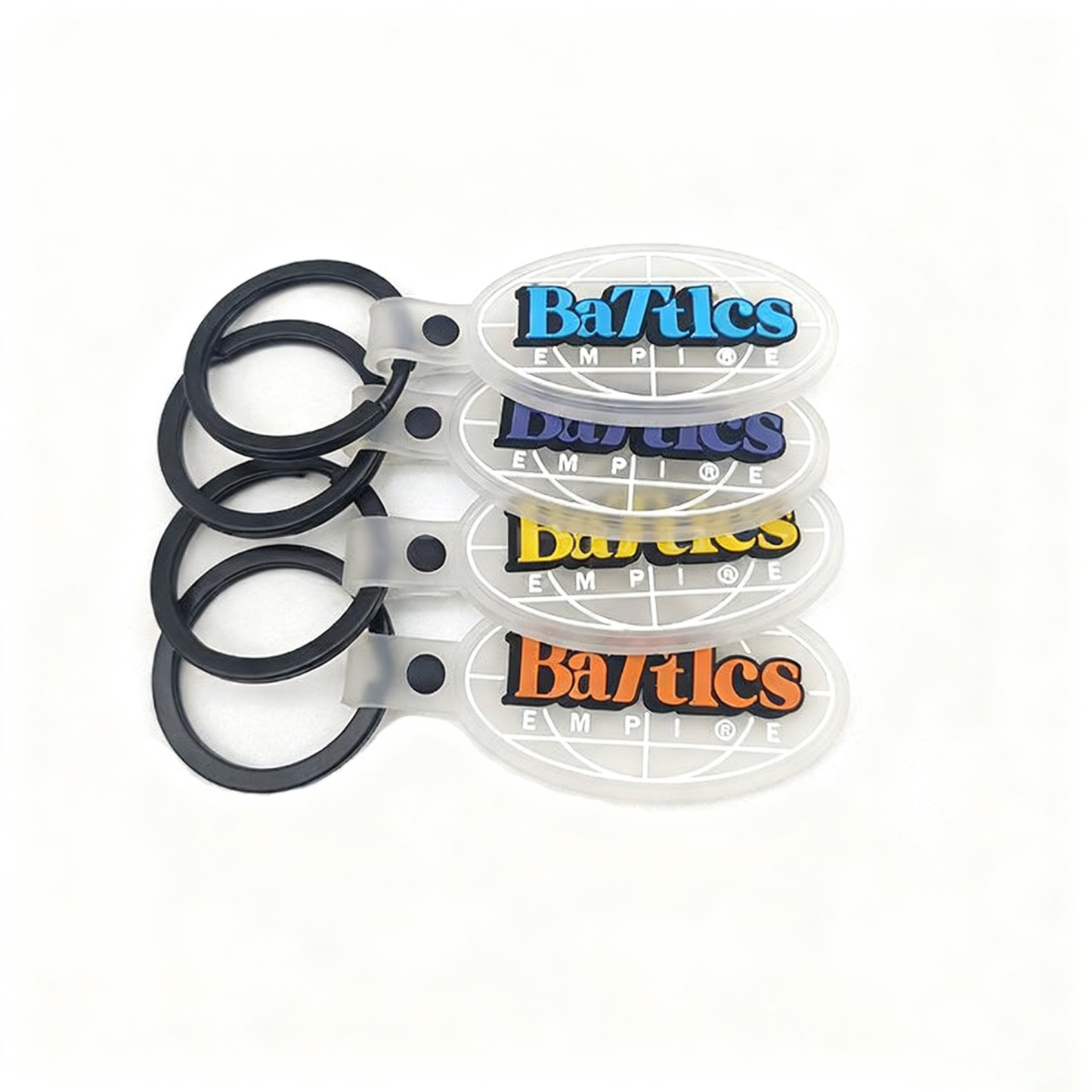 Custom PVC Soft Rubber Flat Keychain