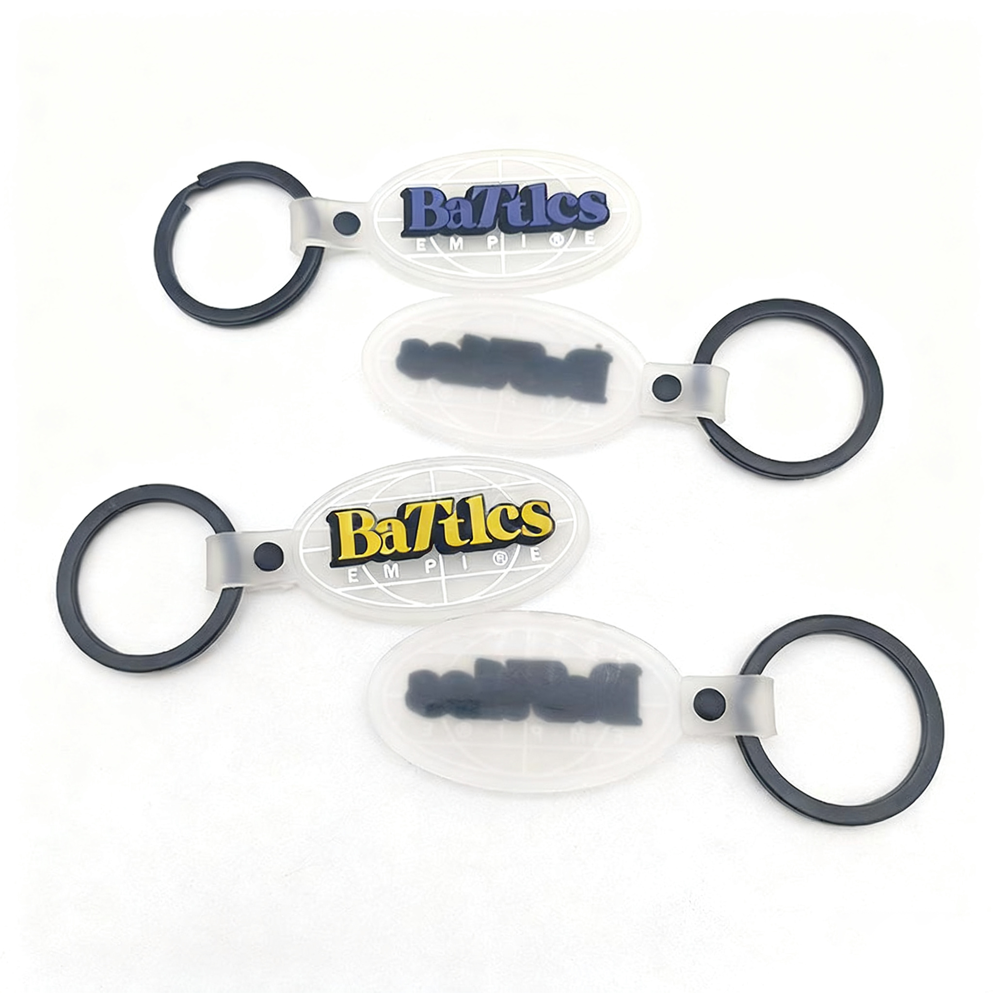 Custom PVC Soft Rubber Flat Keychain