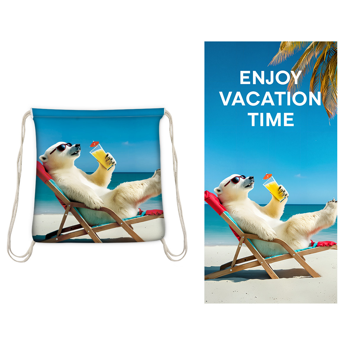 Beach Towel Backpack